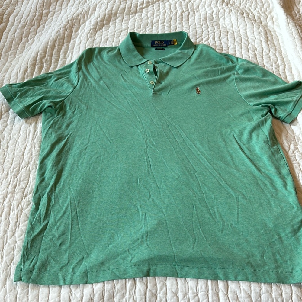 Green polo by Ralph Lauren size large